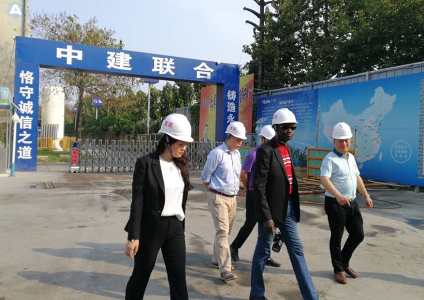 貝寧駐華大使訪問中建聯合(圖1)